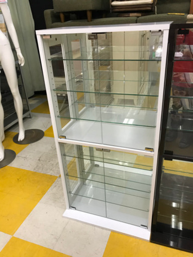 【リサイクルストアスターズ鹿大店】コレクションケース　ガラスショーケース　コレクションラック　収納　ディスプレイ　ラック
