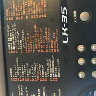 CASIO LK-35 カシオ 電子キーボード 電子ピアノ 中古 鍵盤楽器の画像