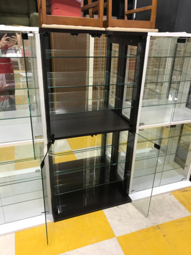 【リサイクルストアスターズ鹿大店】コレクション　ガラスショーケース　コレクションラック　ディスプレイ　ケース　収納
