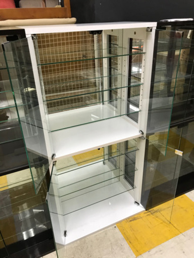 【リサイクルストアスターズ鹿大店】ガラスショーケース　コレクションケース　コレクションラック　ディスプレイ　ケース　収納