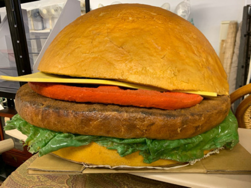 大きなハンバーガー置物 ディスプレイ  しげん屋