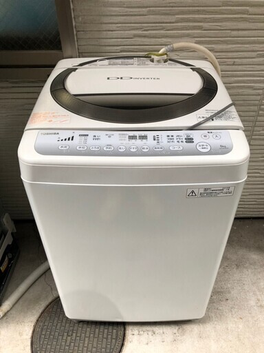 2013年製 洗濯機 東芝 TOSHIBA 全自動洗濯機 6.0kg シルバー 送風 乾燥機能付き AW-60DM