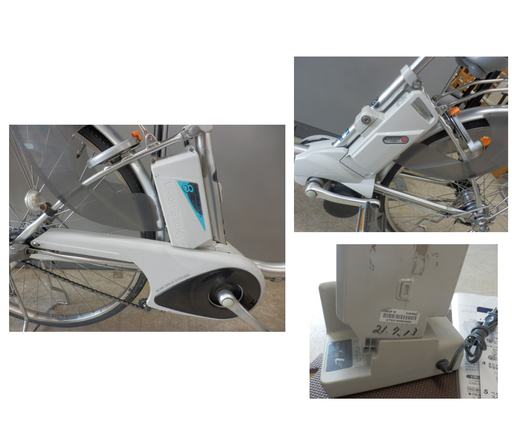 電動ハイブリッド自転車 26インチ パナソニック VIVI 電動アシスト バッテリー2個付き 充電器付き 取説付き Panasonic