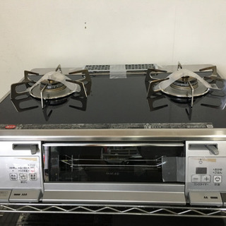 美品! 2017年製 Rinnai 両面グリル 都市ガスコンロ ...