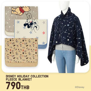 UNIQLO ユニクロ ディズニー フリースブランケット アラジン 柄 ミッキーの画像