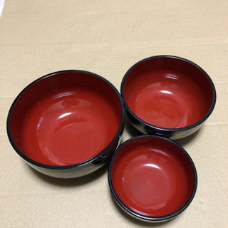 大中小のお碗セット　未使用