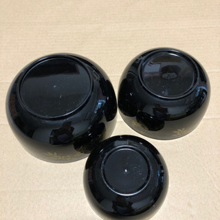 大中小のお碗セット　未使用の画像