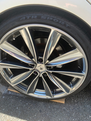 18クラウン　weds kranze タイヤホイール　4本　20インチ　値下げ‼️