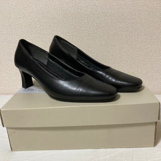 【黒パンプス】24.5cm