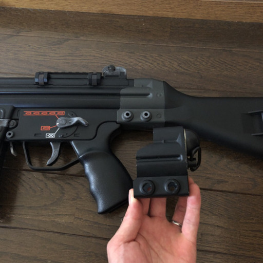 値下げ中！　東京マルイ　G3 SAS電動ガン　固定ストック、マウントレイル付き