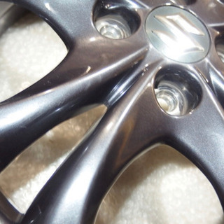 スズキＭＡ15Ｓ　ソリオ　バンディット純正15インチアルミホイールのみ4本 15x4.5j+45 4H-100 54mmハブの画像