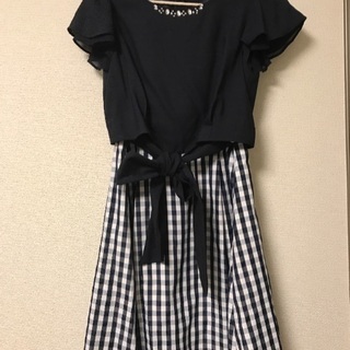 綺麗目🎵ギンガムチェック🎵ワンピース🎵一度着用🎵