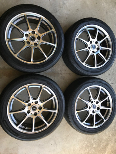 美品215/50R17タイヤホイール4本セット