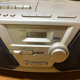 CDラジカセ（Panasonic製 RX-D10）※電源ケーブル無しの画像