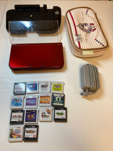 【お買い得品】中古New3DSLLセット、カセット付き