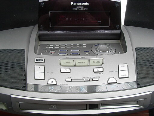 panasonic RX-MDX1 CD \u0026ラジオ 動作品
