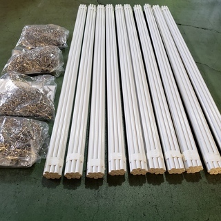 ★電気柵資材★FRPポール9mm,80cm,100本★フック,2...