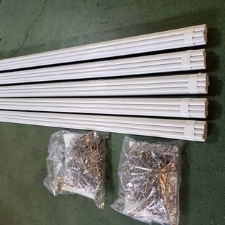 ★電気柵資材★FRPポール9mm,80cm,50本★フック,10...