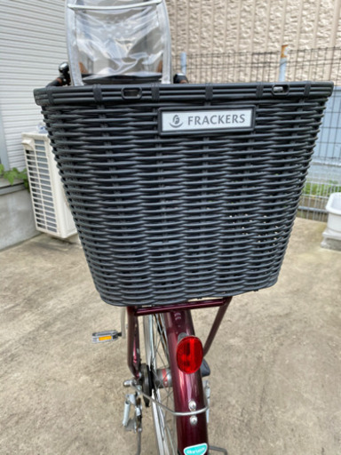 お譲り先決まりました！子乗せ非電動自転車(ふらっかーずプリミヤ ボルドーレッド)