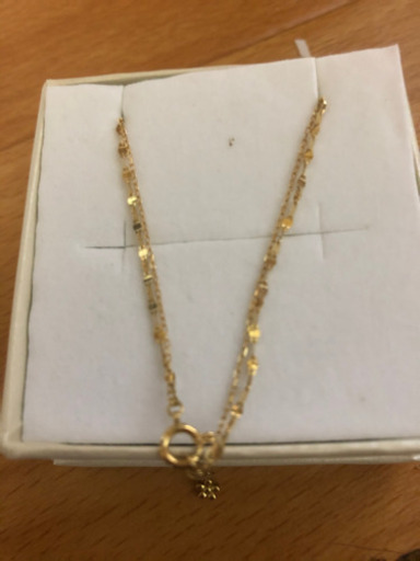 二連ブレスレット　金　ダイヤモンド　新品