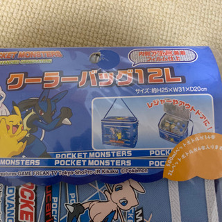 ⭐︎未使用　ポケモン　クーラーバック　12L⭐︎の画像