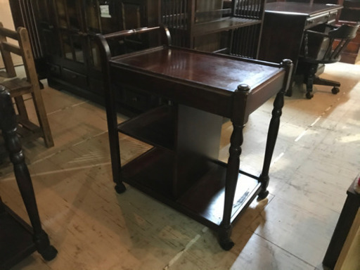 JF00644 北海道民芸家具【キッチンワゴン】