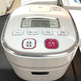 安心の6ヶ月保証付!! 【シャープ13年製】 炊飯器 【トレファ...