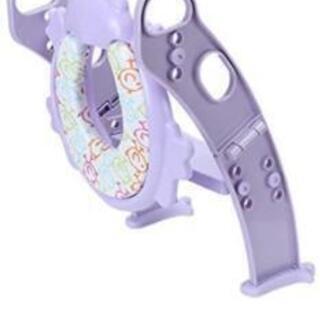 決まりました～！カリブの補助便座　パープルの画像