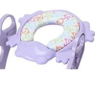 決まりました～！カリブの補助便座　パープルの画像