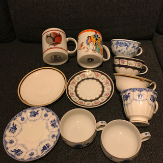 コーヒーカップ、皿