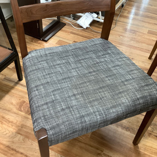 IDC 大塚家具 ダイニングテーブル＋チェア6点セット イス裏ヤブレ有り