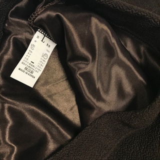 ブラウン　ゆったり　のびのび　ロングスカート  体型カバー　m〜L  黒茶　無地の画像