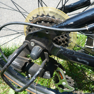 札幌 26インチ 折り畳み 自転車 ドッペルギャンガー MTB ブラッグガーズ702 18段変速 Wサス マウンテンバイクの画像