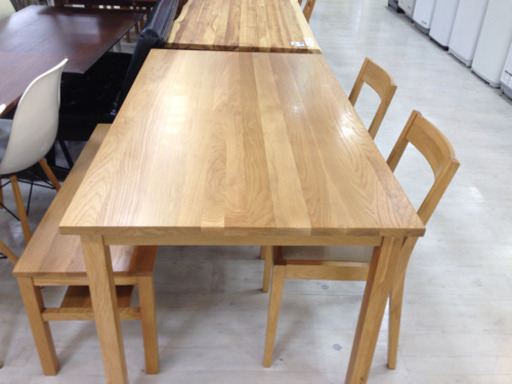 取りに来れる方限定！無印良品のダイニング４点セット！