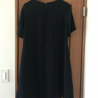 UNIQLO ワンピース ネイビーの画像