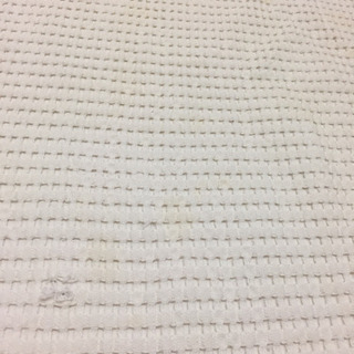 コムサデモードホーム ワッフル地マルチカバー コットン100%の画像