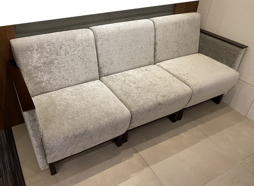 【美品】IDC大塚家具 PROCEED チェア3点セット 幅1790 特注品