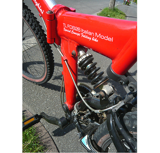 札幌 26インチ マウンテンバイク ランボルギーニ TLFDB26 italian Model 折りたたみ 3×6段変速 フルサスペン