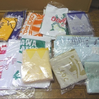 ※未使用品※　イベント等で余った新品タオル　計22枚　箱詰めセット 