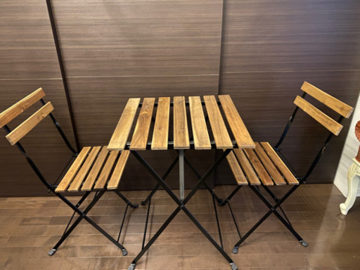 屋外用テーブルセット イケア