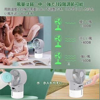 冷風扇 冷風機 扇風機 卓上冷風機 小型クーラー 卓上クーラー ミニエアコンファの画像