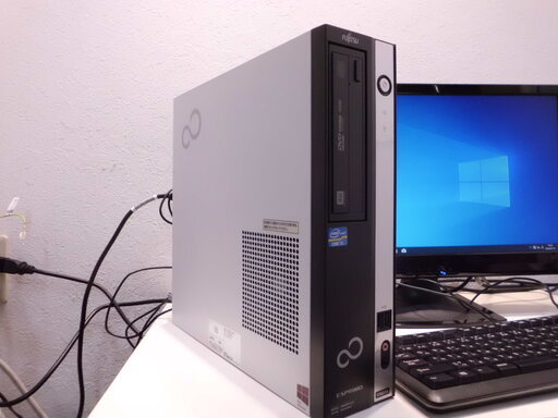 【Win10】富士通 D582/FX Core i5-3470 メモリ4GB　モニターセット
