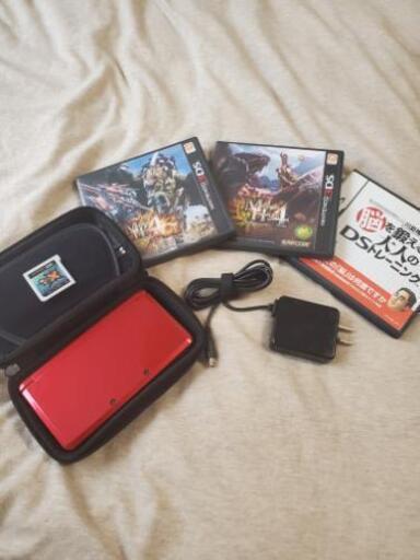 美品　任天堂3DS メタリックレッド