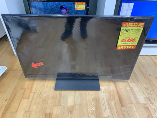 SHARP製★52インチ液晶テレビ★6ヵ月間保証付き★近隣配送可