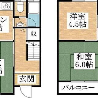 初期費用完全無料！戸建て借家・家賃4.5万円