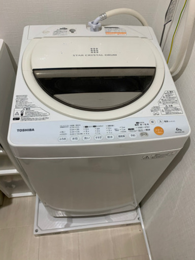 お値下げ　　東芝　洗濯機　６kg 中古品　2013年式