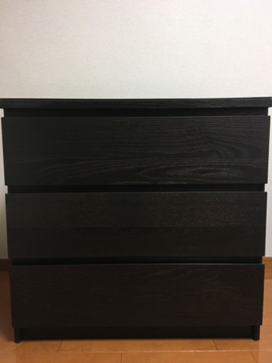 【再値下】IKEA MALM チェストタンス　タンス　3段