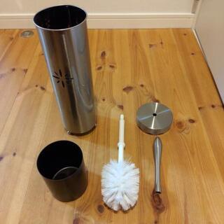 [済]IKEA　トイレブラシ　未使用品の画像