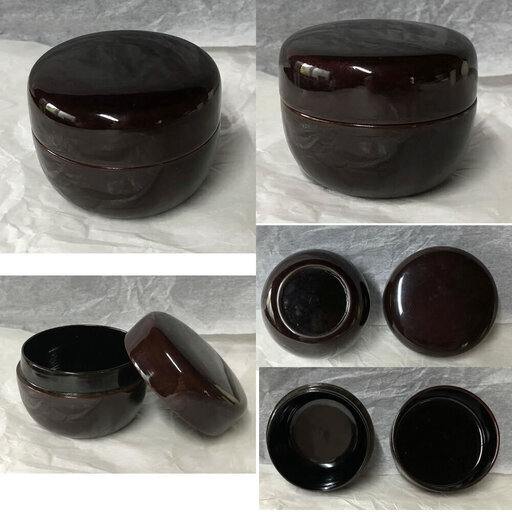 c716 茶箱 桑 利休形 野点 茶道具 抹茶碗 振出 棗
