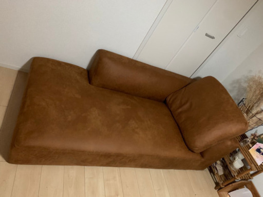 ビンテージブラウンソファ